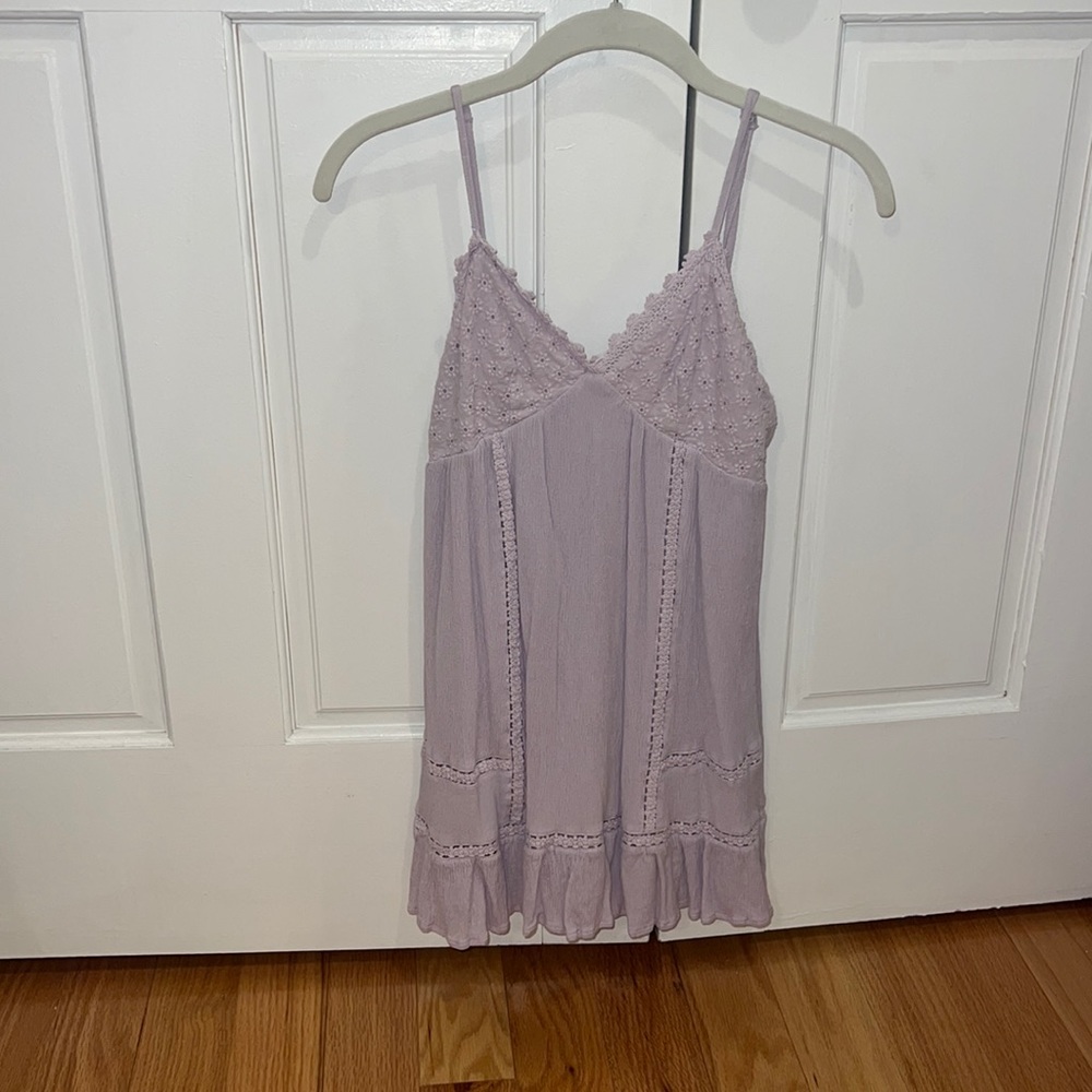skylar+ madison light purple romper